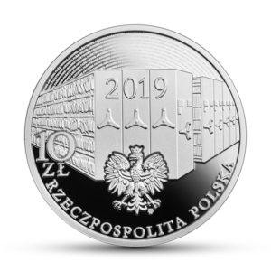 Moneta okolicznosciowa - 100 rocznica podpisania Dekretu o archiwach państwowych - awers monety