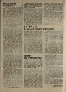 Solidarność Podkarpacka druk Regionalnej Organizacji Związkowej w Krośnie z dn. 25.04.1981 r. do użytku wewnątrzzwiązkowego, s.332
