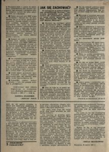 Solidarność Podkarpacka druk Regionalnej Organizacji Związkowej w Krośnie z dn. 25.04.1981 r. do użytku wewnątrzzwiązkowego, s.335