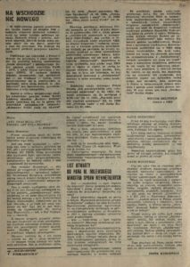 Solidarność Podkarpacka druk Regionalnej Organizacji Związkowej w Krośnie z dn. 25.04.1981 r. do użytku wewnątrzzwiązkowego, s.337